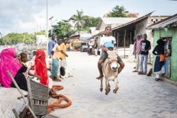 Donkey Racing - Lamu island - Kenya - Indian ocean